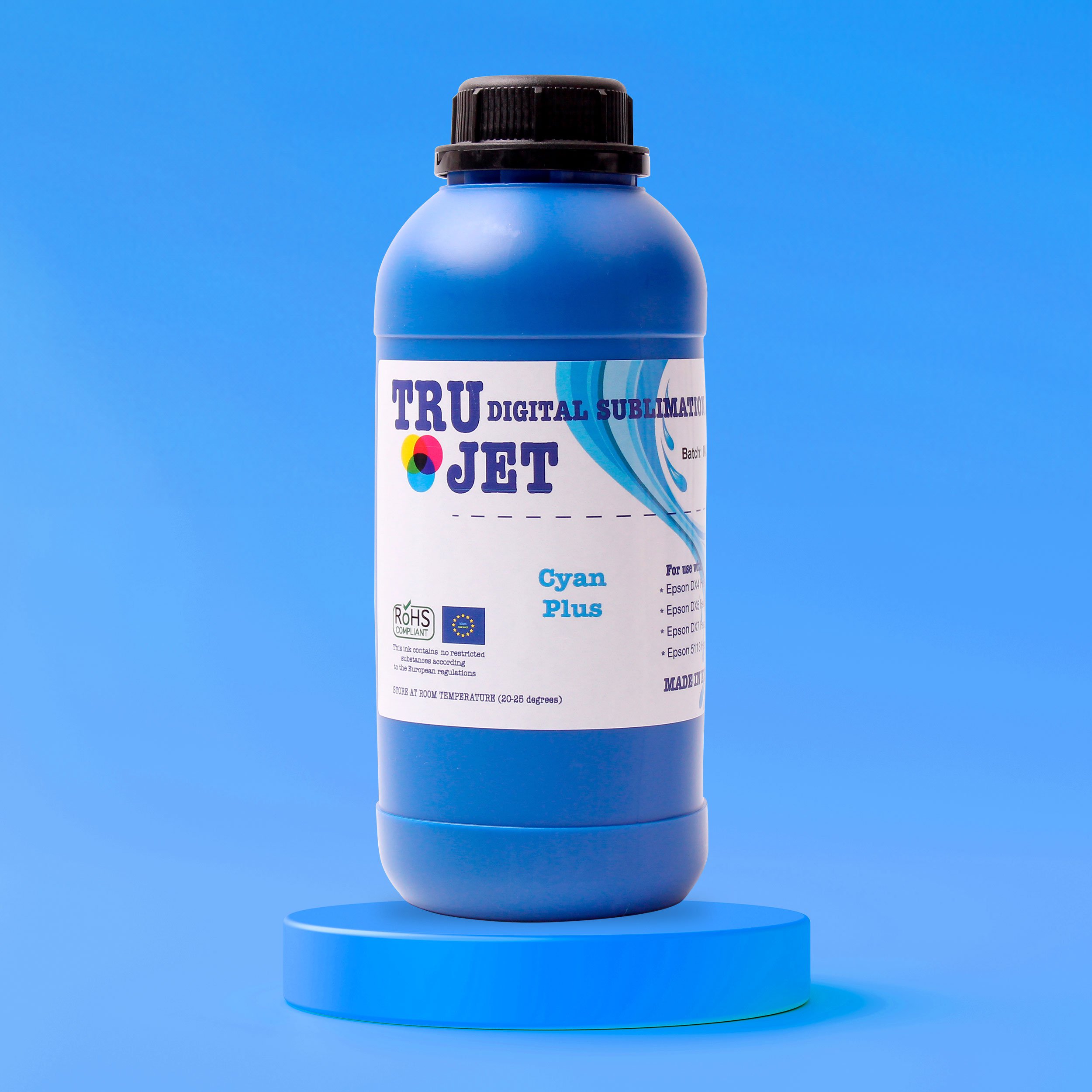 Trujet Sublimation Inks For Digital Textile Printing Cyan